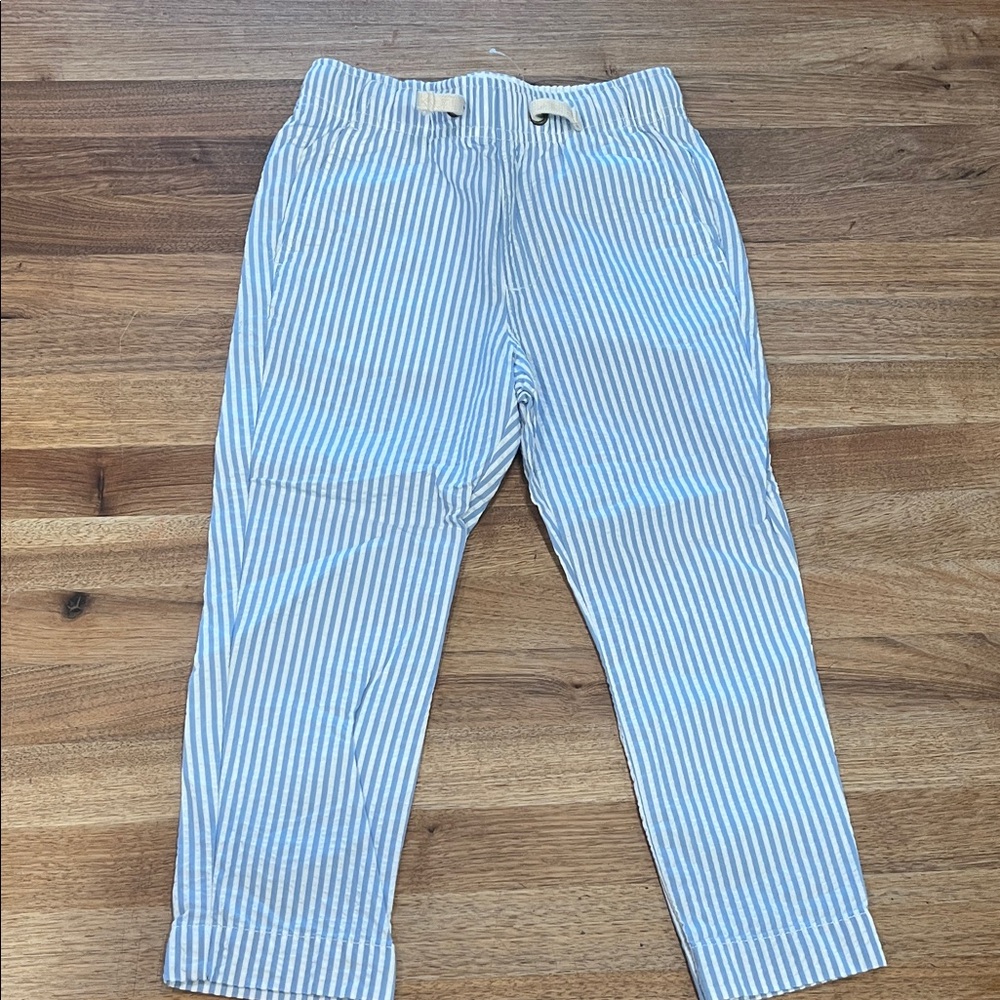 Crewcuts Blue Seersucker pants - never worn